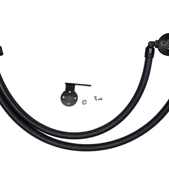 J&amp;L 17-22 Ford F-250 6.2L/7.3L Passenger Side Oil Separator 3.0 - Black Anodized-tuningsupply.com