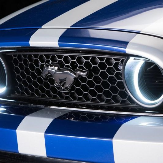 Oracle Ford Mustang 10-13 WP LED Fog Halo Kit (Grille Style) - White SEE WARRANTY-tuningsupply.com