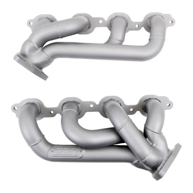 BBK 14-18 GM Truck 5.3/6.2 1 3/4in Shorty Tuned Length Headers - Titanium Ceramic-tuningsupply.com