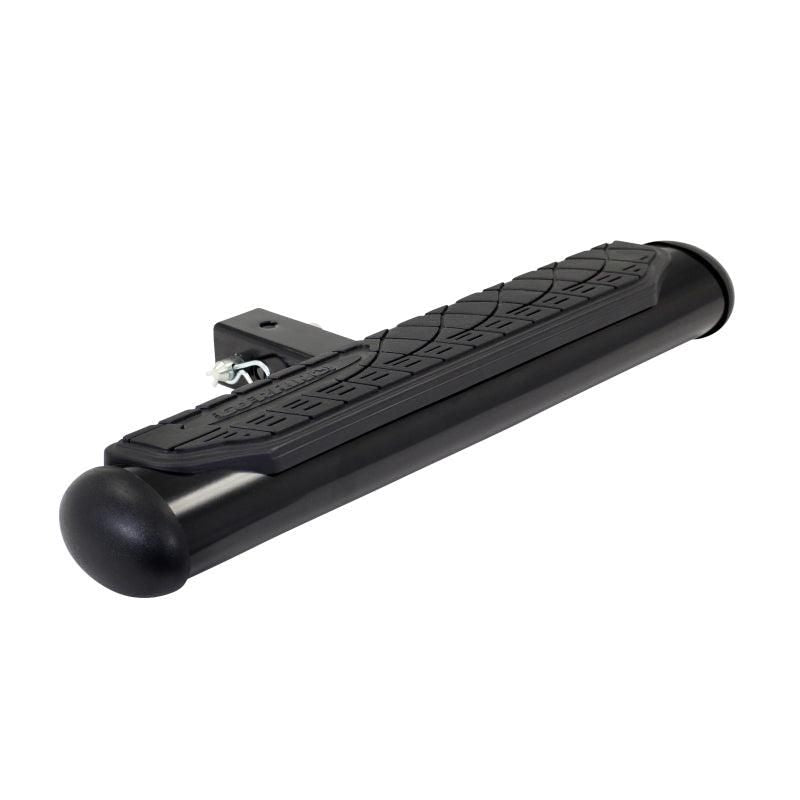 Go Rhino 4in Oval Hitch Step - Black-tuningsupply.com