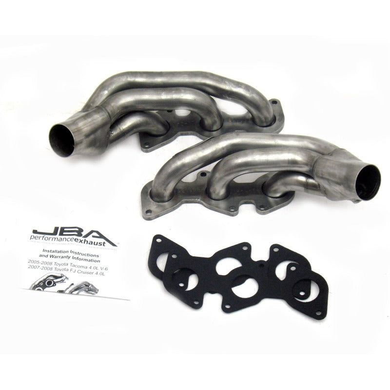 JBA 03-09 Toyota 4.0L V6 w/o A.I.R. 1-1/2in Primary Raw 409SS Cat4Ward Header-tuningsupply.com