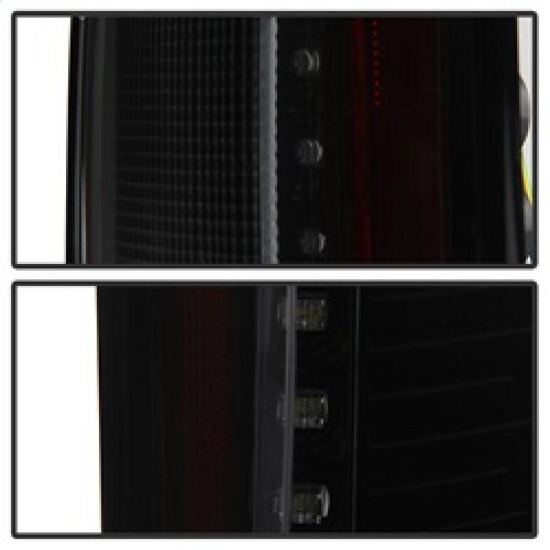 Spyder 15-17 Ford F-150 LED Tail Lights (w/Blind Spot) - Black Smoke (ALT-YD-FF15015BS-LBLED-BSM) - SMINKpower Performance Parts SPY5085337 SPYDER