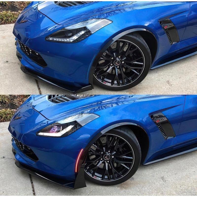 Oracle Chevrolet Corvette C7 Concept Sidemarker Set - Tinted - No Paint SEE WARRANTY-tuningsupply.com