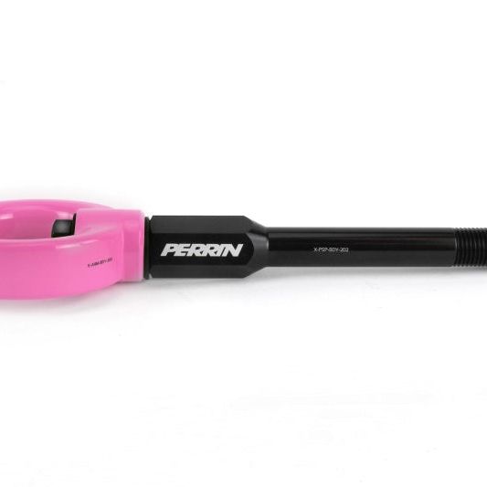 Perrin 02-07 Subaru WRX/STI Tow Hook Kit (Front) - Hyper Pink-tuningsupply.com