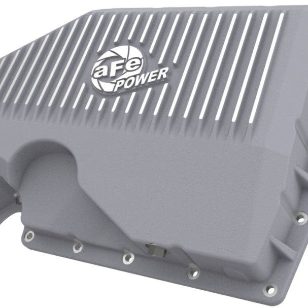 aFe 05-19 VW 1.8L/2.0L w/o Oil Sensor Engine Oil Pan Raw POWER Street Series w/ Machined Fins-tuningsupply.com