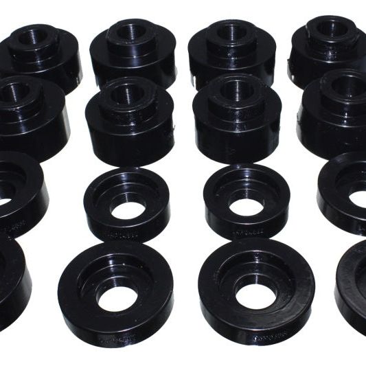 Energy Suspension 08-16 Ford F-250/F-350/F-450/F-550 Super Duty Crew Cab Black Body Mount Set-tuningsupply.com