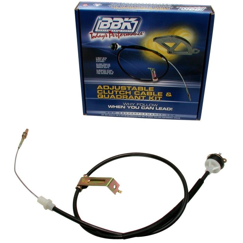 BBK 79-95 Mustang Adjustable Clutch Cable - Replacement-tuningsupply.com