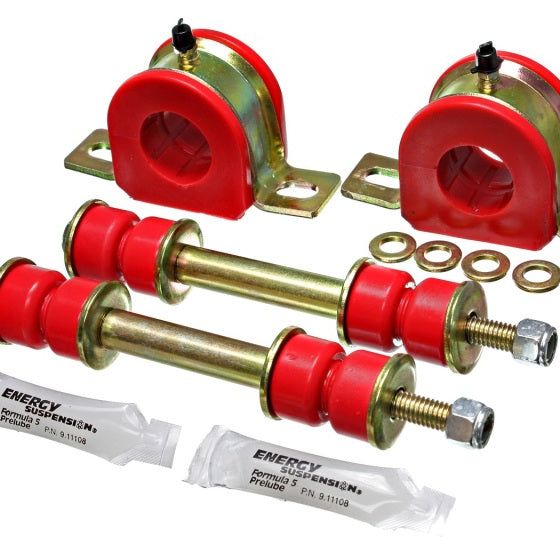 Energy Suspension 85-89 Ford Astro Van 2WD 1-1/4in Front Sway Bar Bushing Set - Red-tuningsupply.com