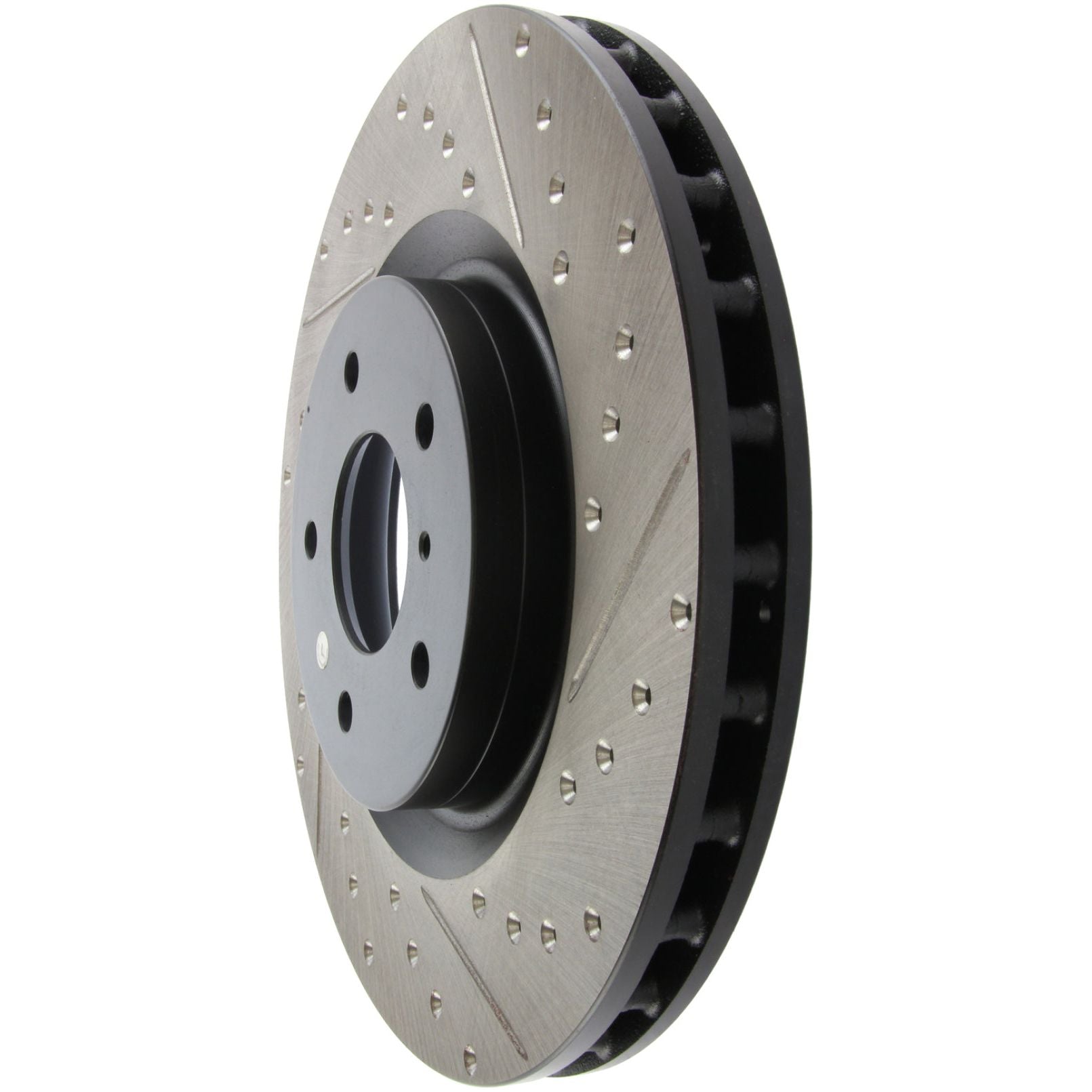 StopTech Slotted & Drilled Sport Brake Rotor-Brake Rotors - Slot & Drilled-Stoptech-STO127.42076L-SMINKpower Performance Parts