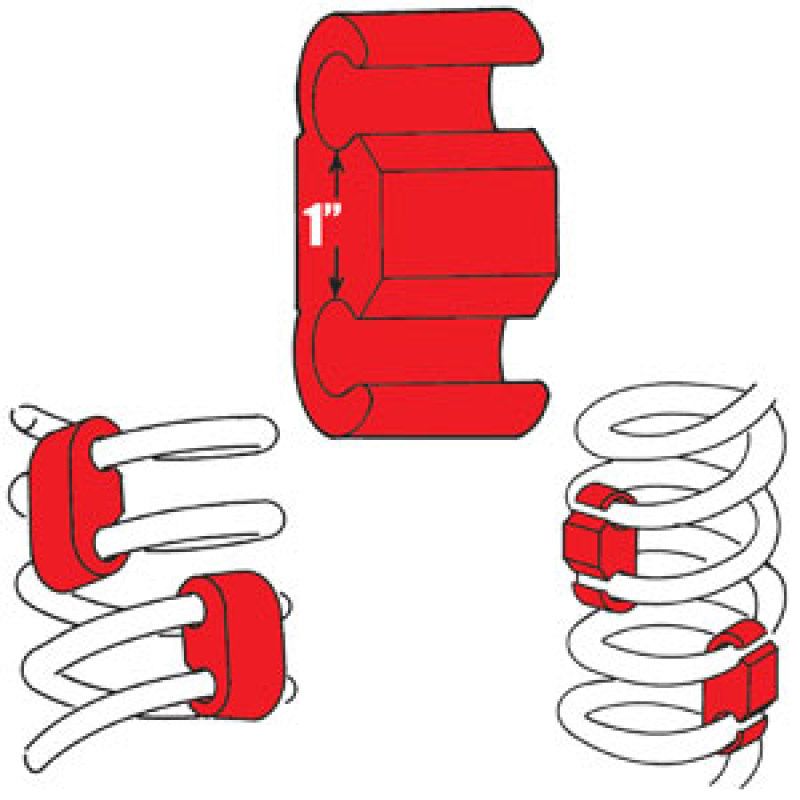 SPC Performance COIL SPRG STABILIZER (4)-Spring Insulators-SPC Performance-SPC24960-SMINKpower Performance Parts