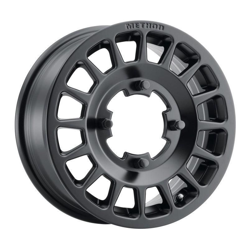 Method MR407 Bead Grip 15x6 / 5+1/51mm Offset / 5x4.5 / 77mm CB Matte Black Wheel-tuningsupply.com