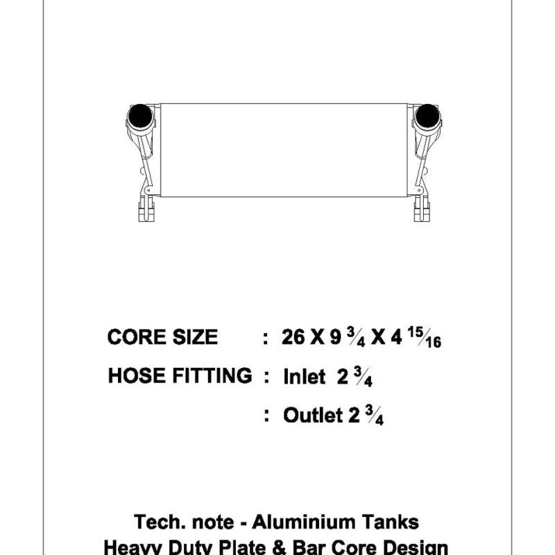 CSF 13-18 Ram 2500 6.7L OEM Intercooler-tuningsupply.com