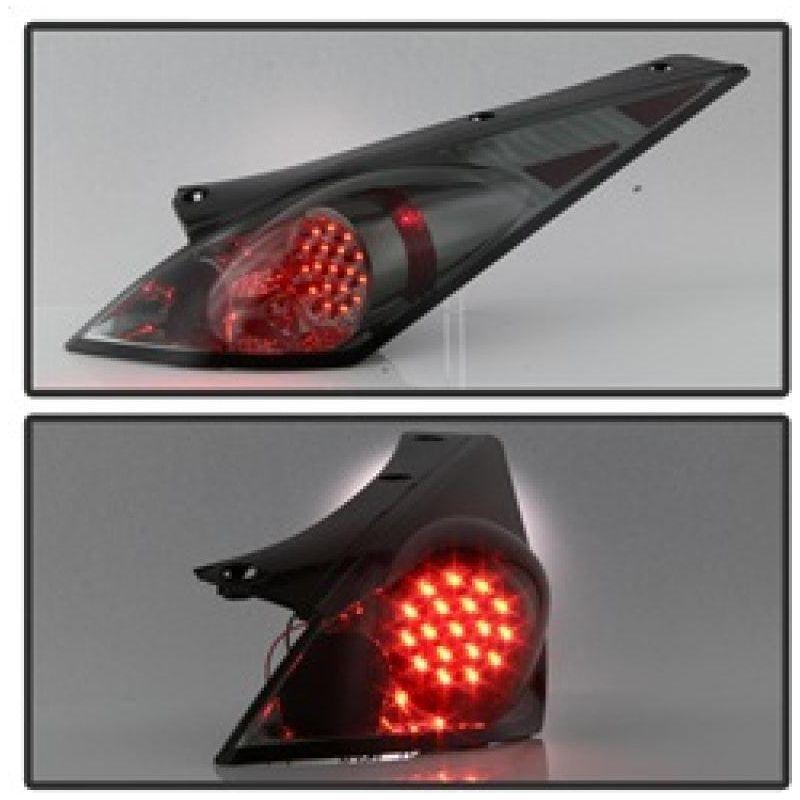 Spyder Nissan 350Z 03-05 LED Tail Lights Smoke ALT-YD-N350Z02-LED-SM - SMINKpower Performance Parts SPY5022530 SPYDER