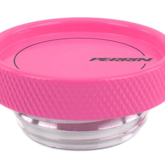 Perrin 02-21 Subaru WRX / 2022 BRZ & GR86 / 04-21 STI / 00-18 Forester XT Oil Fill Cap - Hyper Pink - SMINKpower Performance Parts PERPSP-ENG-711HP Perrin Performance