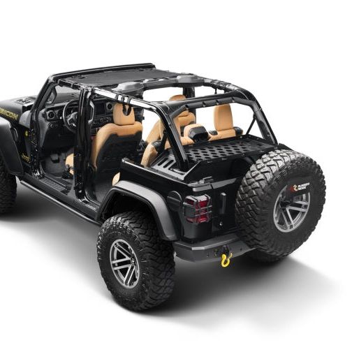 Rugged Ridge 07-21 Wrangler JK/JL 4-Door Interior Storage Rack - SMINKpower Performance Parts RUG13551.41 Rugged Ridge