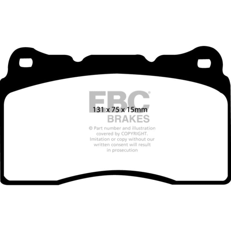 EBC 04-08 Acura TL 3.2 (Manual)(Brembo) Greenstuff Front Brake Pads-tuningsupply.com