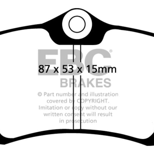 EBC 10-13 Audi A3 2.0 TD Greenstuff Rear Brake Pads-tuningsupply.com