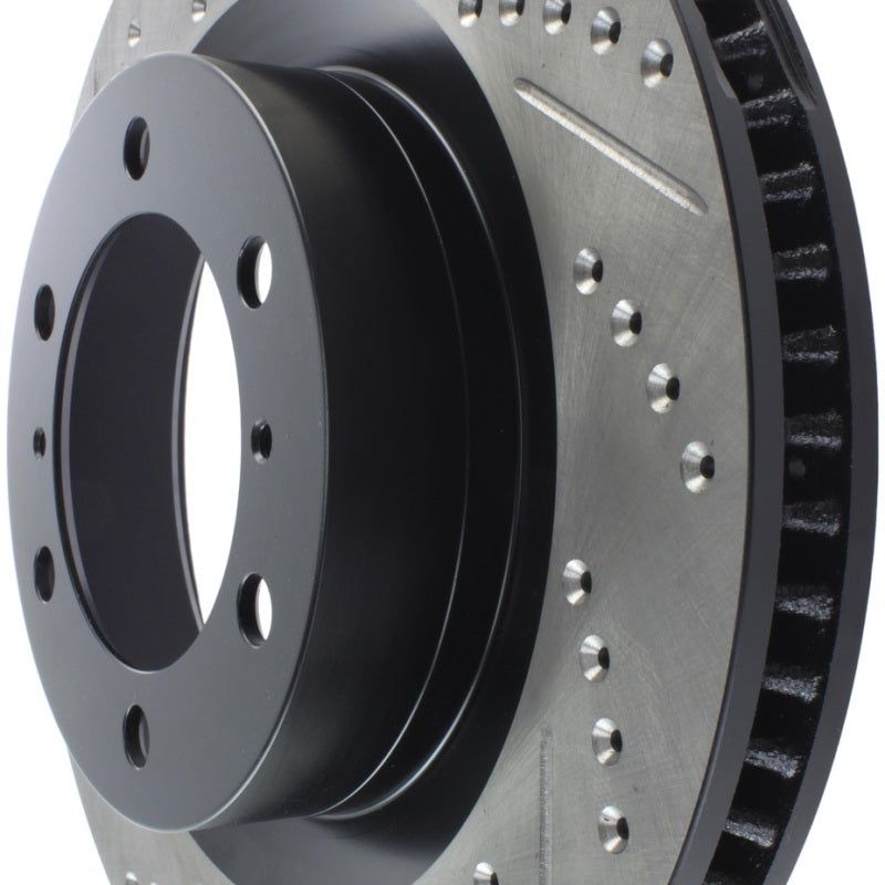 StopTech Slotted & Drilled Sport Brake Rotor-Brake Rotors - Slot & Drilled-Stoptech-STO127.44174R-SMINKpower Performance Parts