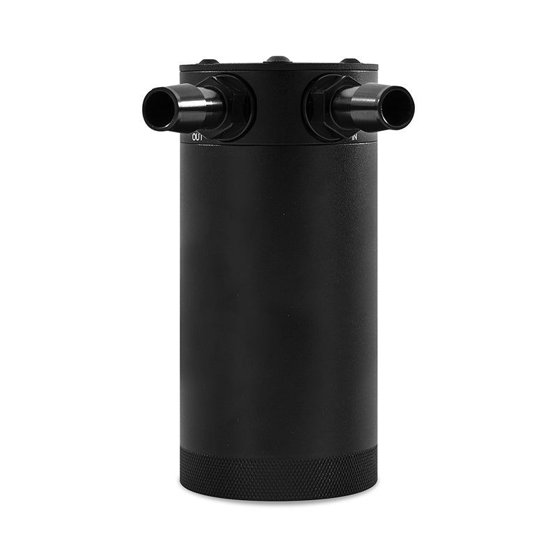 Mishimoto 2-Port Universal XL Baffled Catch Can - Black-tuningsupply.com