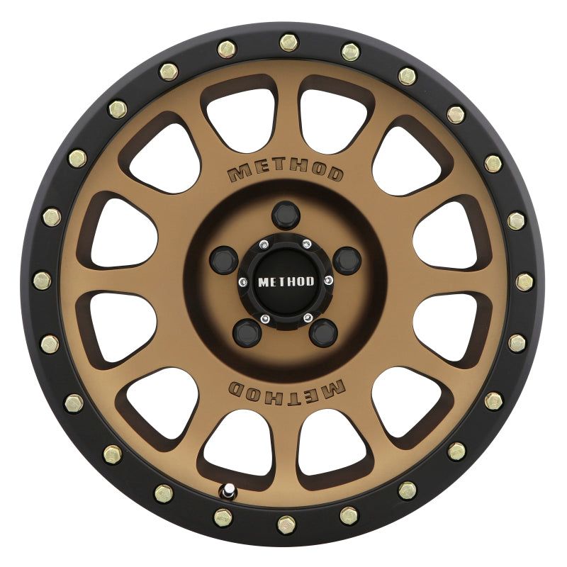 Method MR305 NV 18x9 +25mm Offset 5x150 116.5mm CB Method Bronze/Black Street Loc Wheel-tuningsupply.com