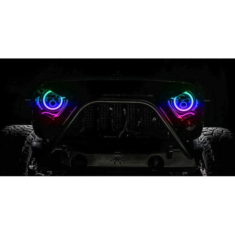 Oracle 7in High Powered LED Headlights - Black Bezel - ColorSHIFT - BC1 SEE WARRANTY-tuningsupply.com