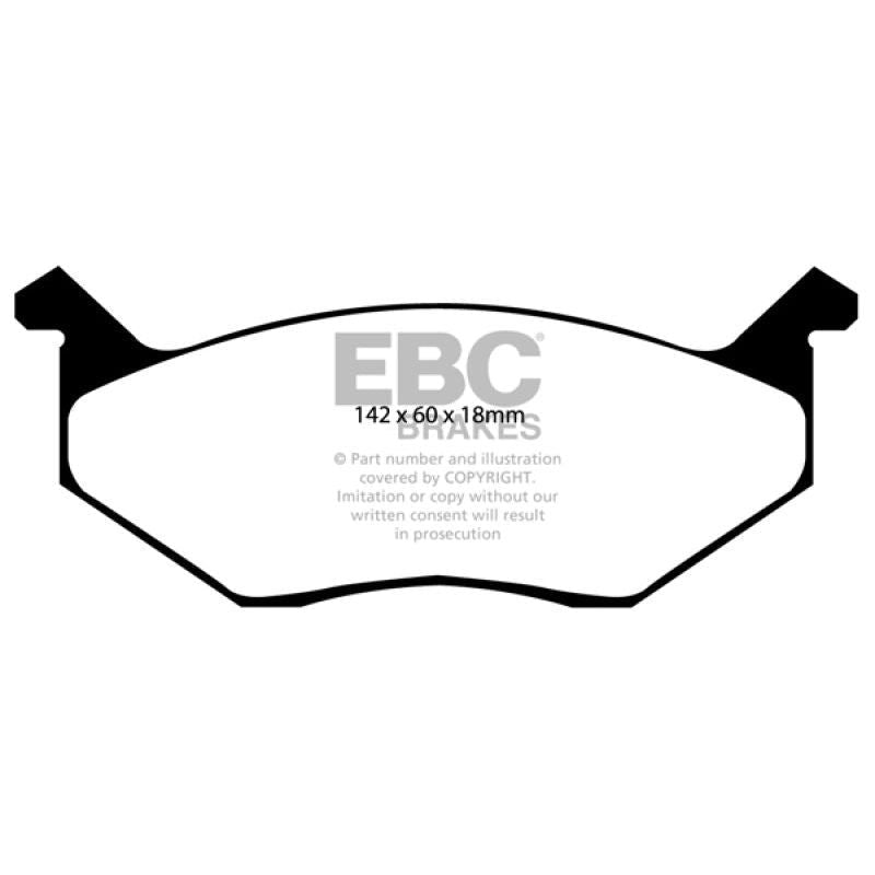 EBC 80-83 Chrysler Cordoba 3.7 Yellowstuff Front Brake Pads-tuningsupply.com