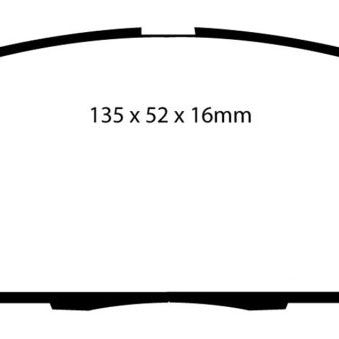 EBC 07-11 Acura CSX (Canada) 2.0 Type S Yellowstuff Front Brake Pads-tuningsupply.com