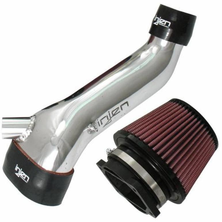 Injen 95-99 Eclipse Turbo Must Use Stock Blow Off Valve Polished Short Ram Intake-tuningsupply.com