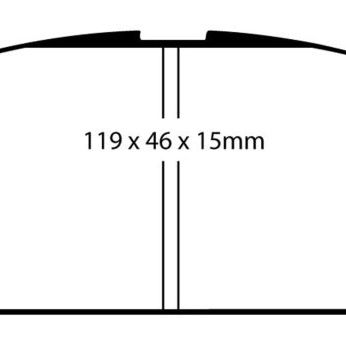 EBC 83-86 Toyota Camry 2.0 Redstuff Front Brake Pads-tuningsupply.com