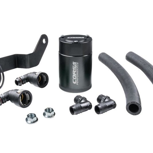 Corsa 15-23 Dodge Hellcat Challenger/Charger (6.2L) & 18-24 Trackhawk/Durango Catch Can-tuningsupply.com