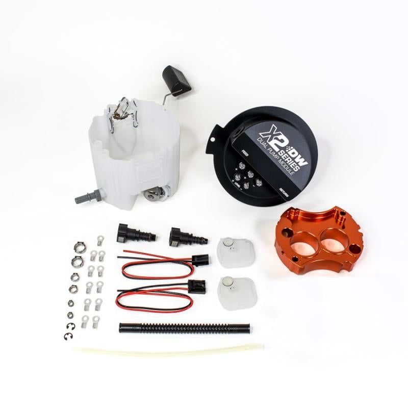 DeatschWerks 10-15 Chevy Camaro LS 3.7 V6/ SS LS3 X2 Series Fuel Pump Module-tuningsupply.com