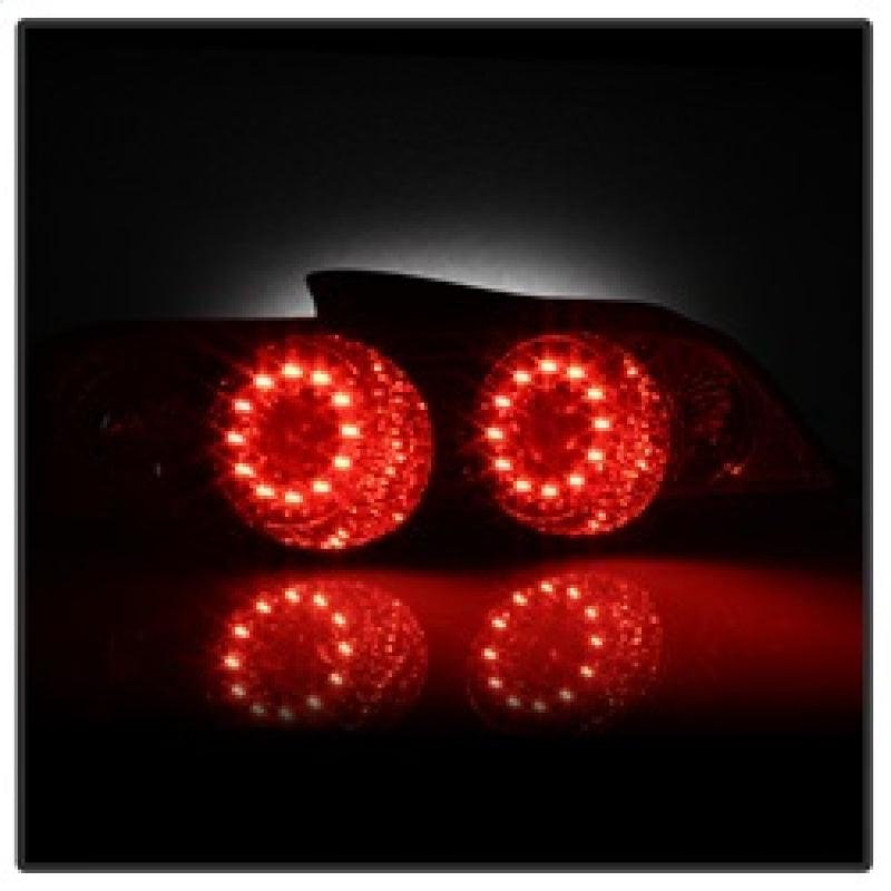 Spyder Acura RSX 02-04 LED Tail Lights Red Clear ALT-YD-ARSX02-LED-RC - SMINKpower Performance Parts SPY5000385 SPYDER