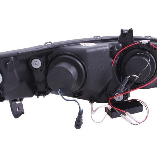 ANZO 2006-2011 Honda Civic Projector Headlights w/ Halo Black (CCFL)-tuningsupply.com