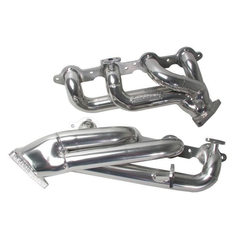 BBK 99-04 GM Truck SUV 4.8 5.3 Shorty Tuned Length Exhaust Headers - 1-3/4 Silver Ceramic-tuningsupply.com