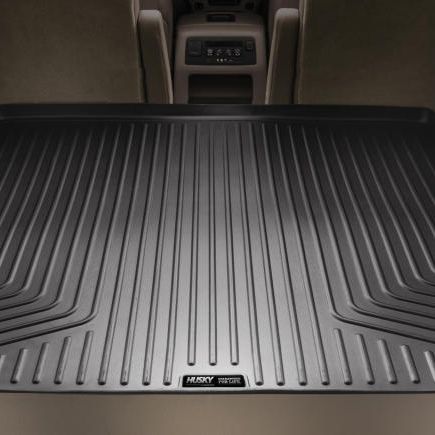 Husky Liners 10-12 Toyota 4Runner WeatherBeater Black Rear Cargo Liner (Folded 3rd Row)-tuningsupply.com