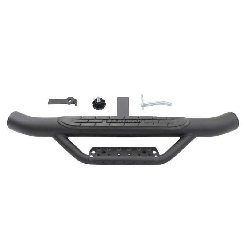 Go Rhino Dominator Hitch Step - Black-tuningsupply.com