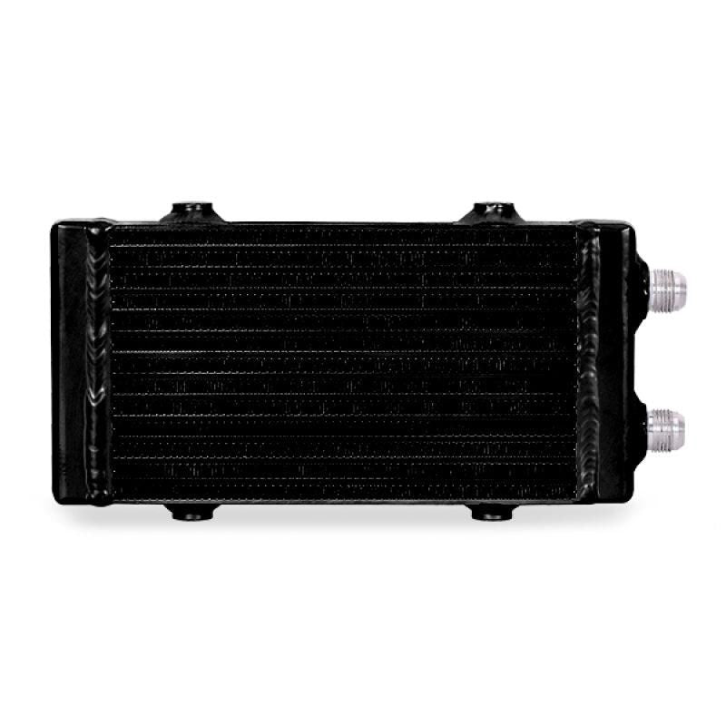 Mishimoto Universal Small Bar and Plate Dual Pass Black Oil Cooler-tuningsupply.com