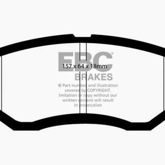 EBC 15-21 Subaru WRX 2.5L (Excl 2022 Models) Bluestuff Front Brake Pads-tuningsupply.com