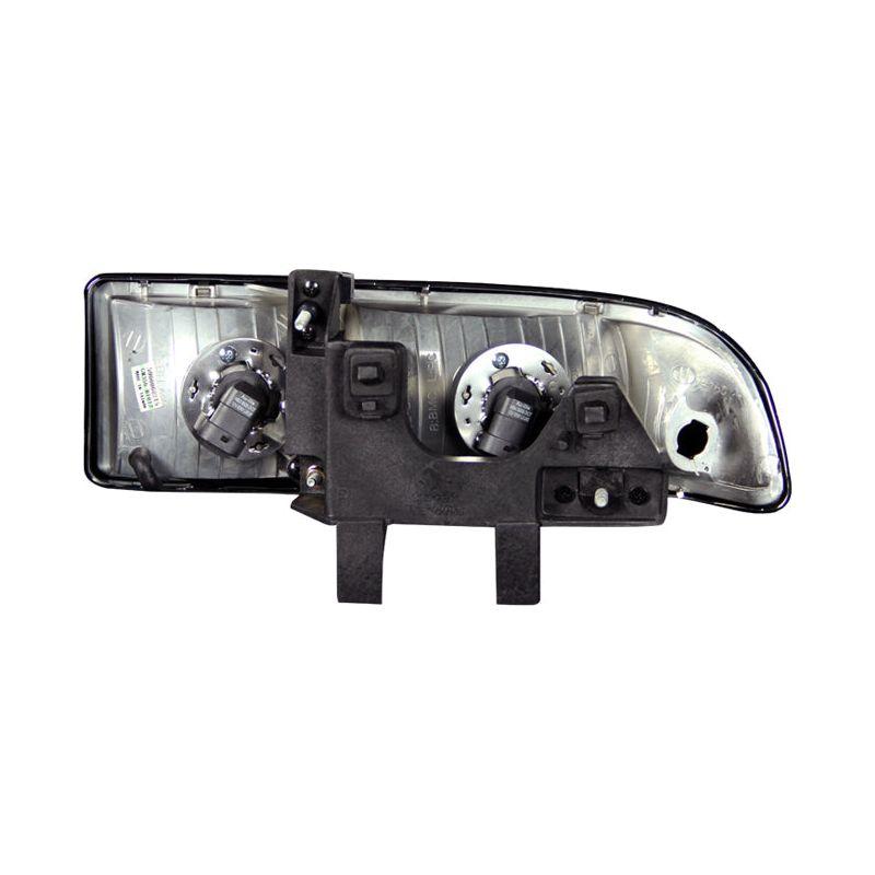 ANZO 1998-2005 Chevrolet S-10 Crystal Headlights Black-tuningsupply.com