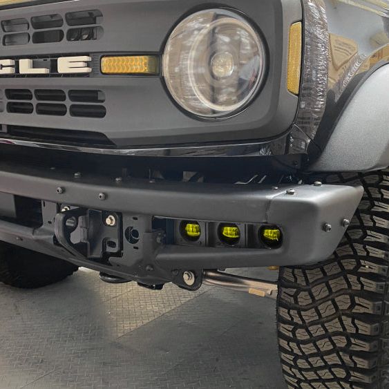 ORACLE Lighting 21-22 Ford Bronco Triple LED Fog Light Kit for Steel Bumper - Yellow SEE WARRANTY-tuningsupply.com