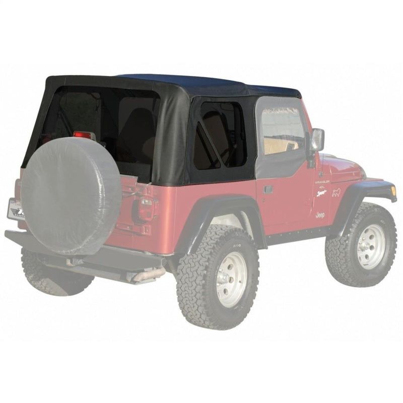 Rampage 1997-2006 Jeep Wrangler(TJ) OEM Replacement Top - Black Diamond - SMINKpower Performance Parts RAM99335 Rampage