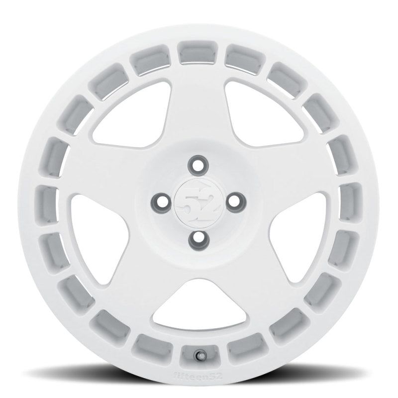 fifteen52 Turbomac 17x7.5 4x108 42mm ET 63.4mm Center Bore Rally White Wheel-tuningsupply.com