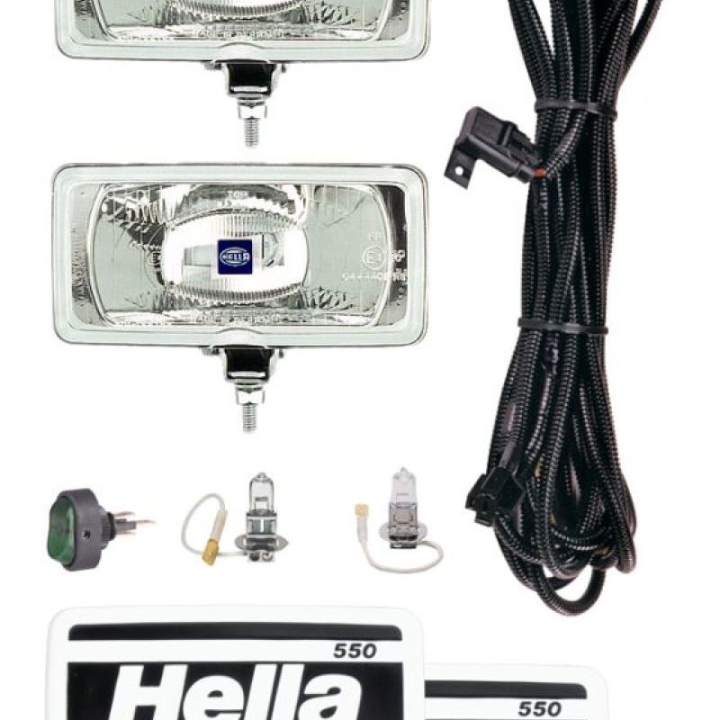 Hella 550 Series 12V/55W Halogen Driving Lamp Kit-tuningsupply.com