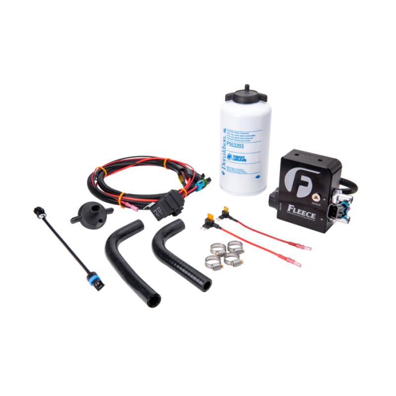 Fleece Performance 11-16 GM 2500/3500 Duramax Auxiliary Heated Fuel Filter Kit-tuningsupply.com