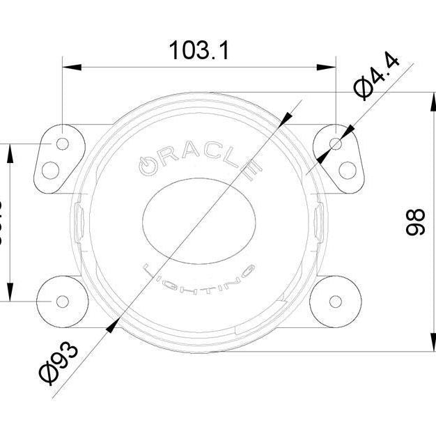 Oracle Jeep Wrangler JK/JL/JT High Performance W LED Fog Lights SEE WARRANTY-tuningsupply.com