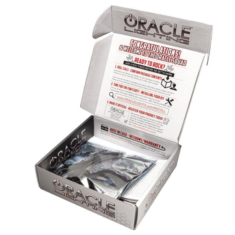 Oracle 15-21 Dodge Challenger Waterproof LED Fog Light Halo Kit - ColorSHIFT SEE WARRANTY-tuningsupply.com