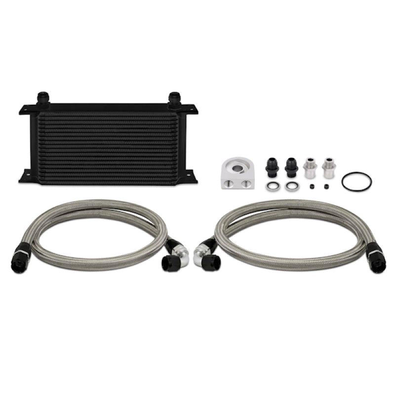 Mishimoto Universal 19 Row Oil Cooler Kit - Black-Oil Coolers-Mishimoto-MISMMOC-ULBK-SMINKpower Performance Parts