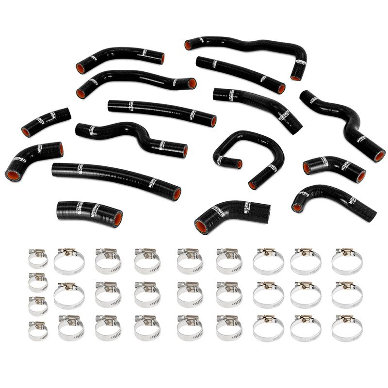 Mishimoto 98-07 Land Cruiser 4.5L I6 Silicone Radiator Hose Kit - Black - SMINKpower Performance Parts MISMMHOSE-LCR-99HHBK Mishimoto