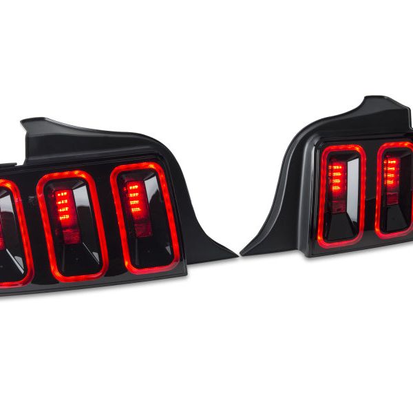 Raxiom 05-09 Ford Mustang Gen5 Tail Lights- Black Housing (Smoked Lens) - SMINKpower Performance Parts RAX49169 Raxiom