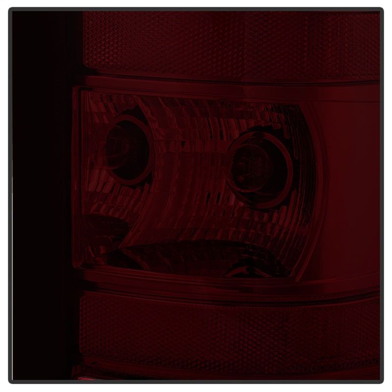 Xtune GMC Sierra 2007-2013 OEM Style Tail Light Red Smoked ALT-JH-GS07-OE-RSM - SMINKpower Performance Parts SPY9032011 SPYDER